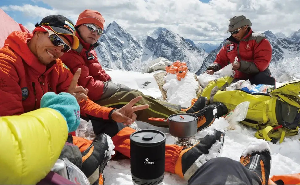 Fire Maple Star X1 Camping Stoves Outdoor Hiking Cooking System With Stove Heat Exchanger Pot Bowl Portable Gas Burners FMS-X1 - Suncollections