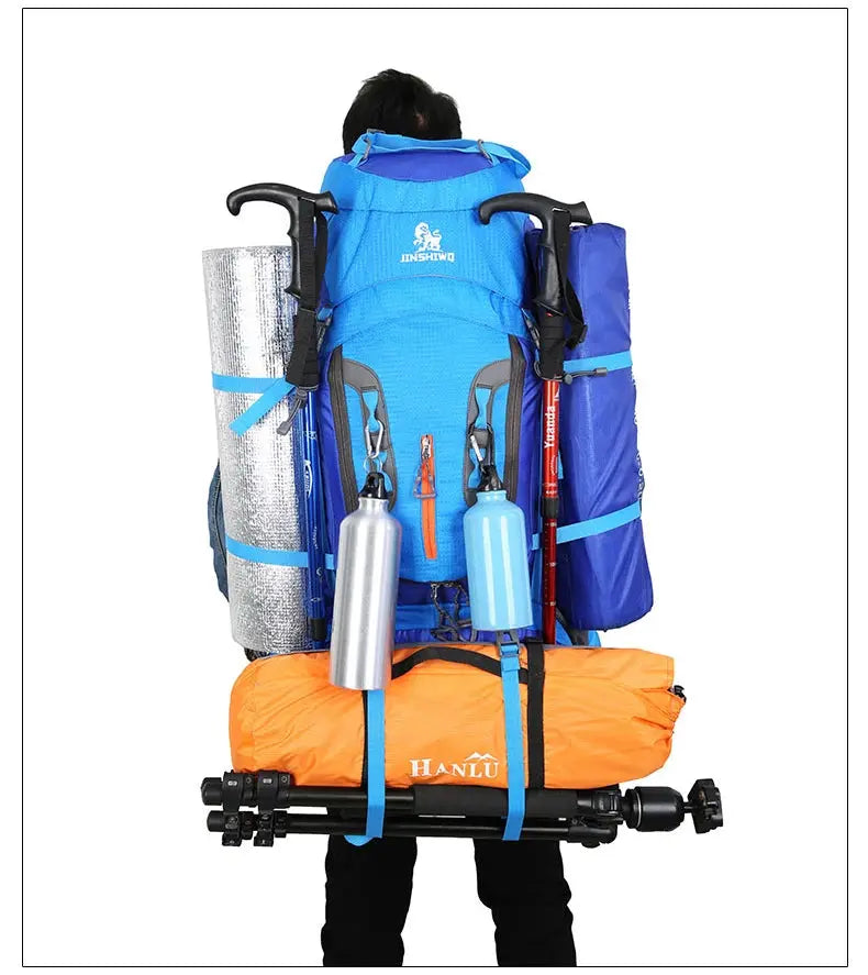 80L Large Capacity Outdoor Backpack Camping Travel Bag - Suncollections