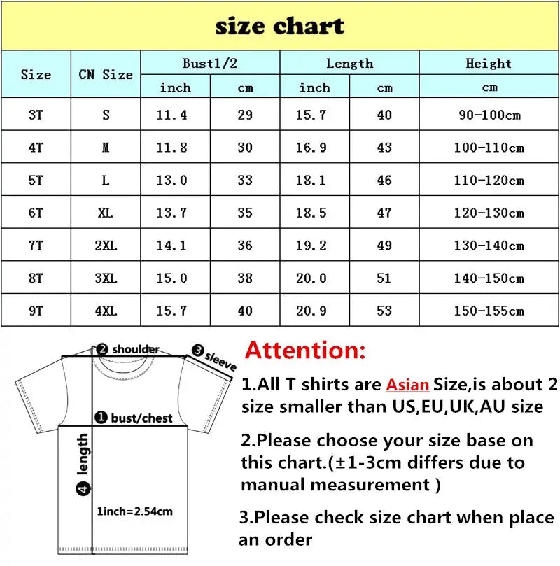 Children Cartoon Fireman Sam Printed Funny T shirt Kids Summer Tops Baby Girls Boys Great Casual T-shirt - Suncollections