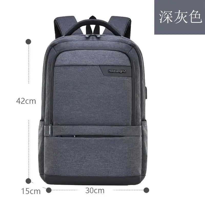 Wholesale Custom Logo Anti Theft Computer Bag College Student USB Business Backpack Laptop Bags Mochilas Con Cargador for Men - Suncollections