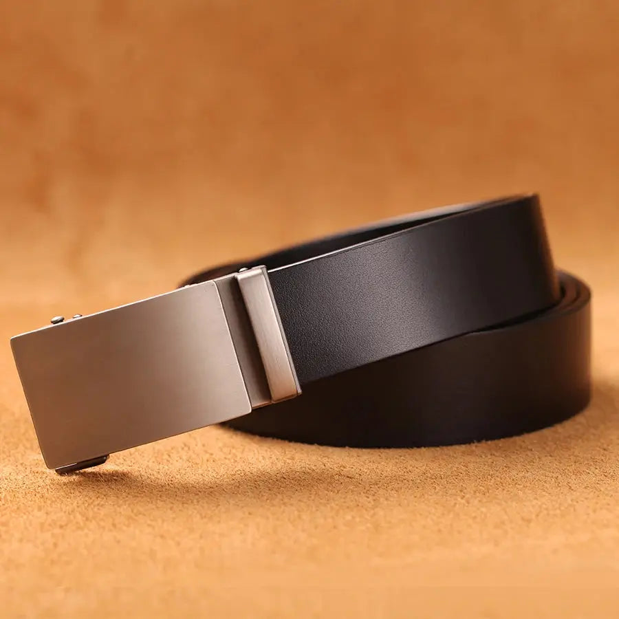 Genuine Cow Leather Automatic Belt For Men - Suncollections