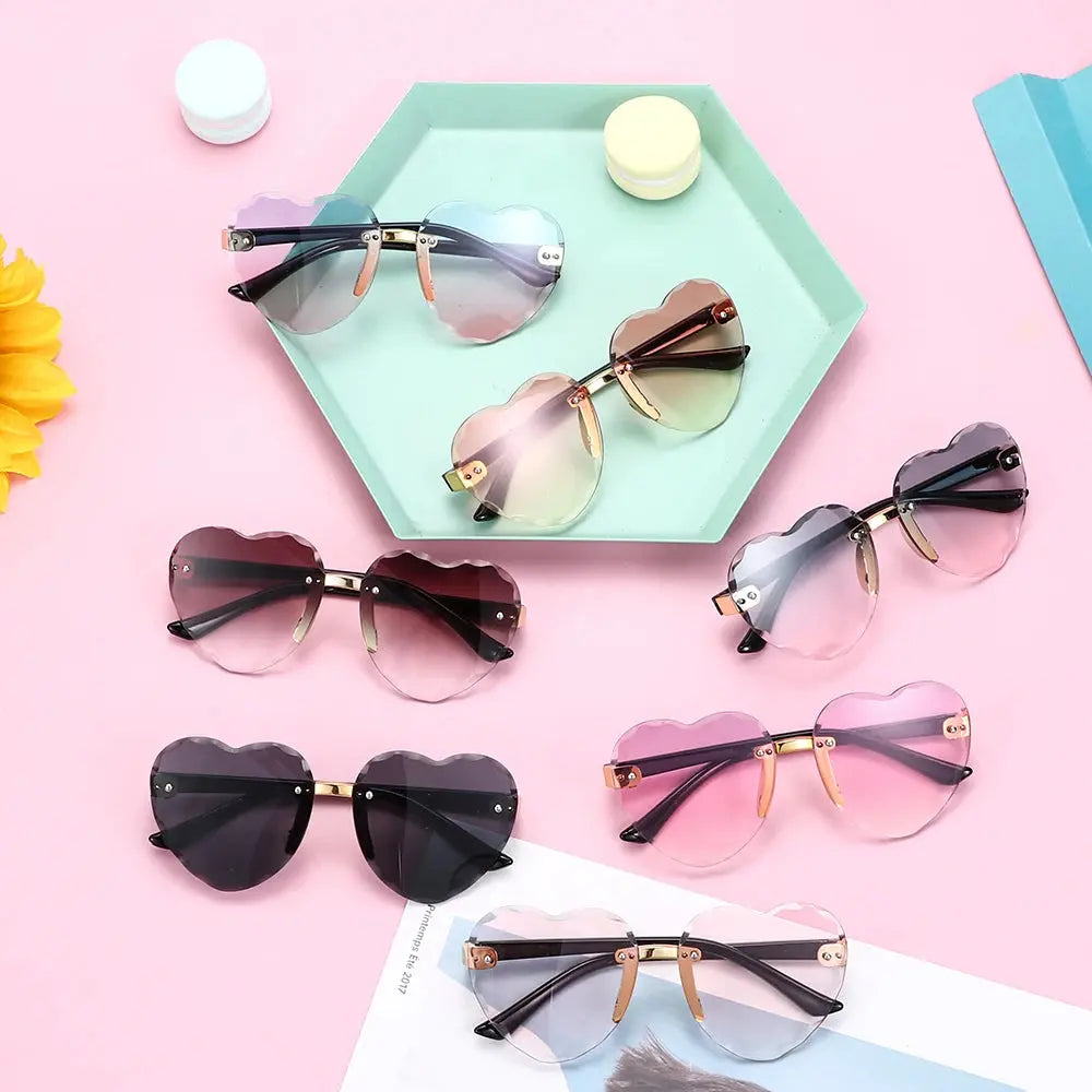 Ocean Lenses Eyewear Party/Photography Kids Sunglasses Heart-shaped Sun Glasses UV 400 Protection Children Sunglasses - Suncollections