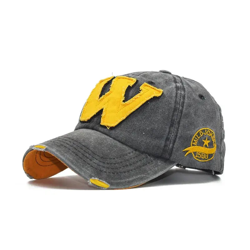 W Letter Baseball Cap - Suncollections