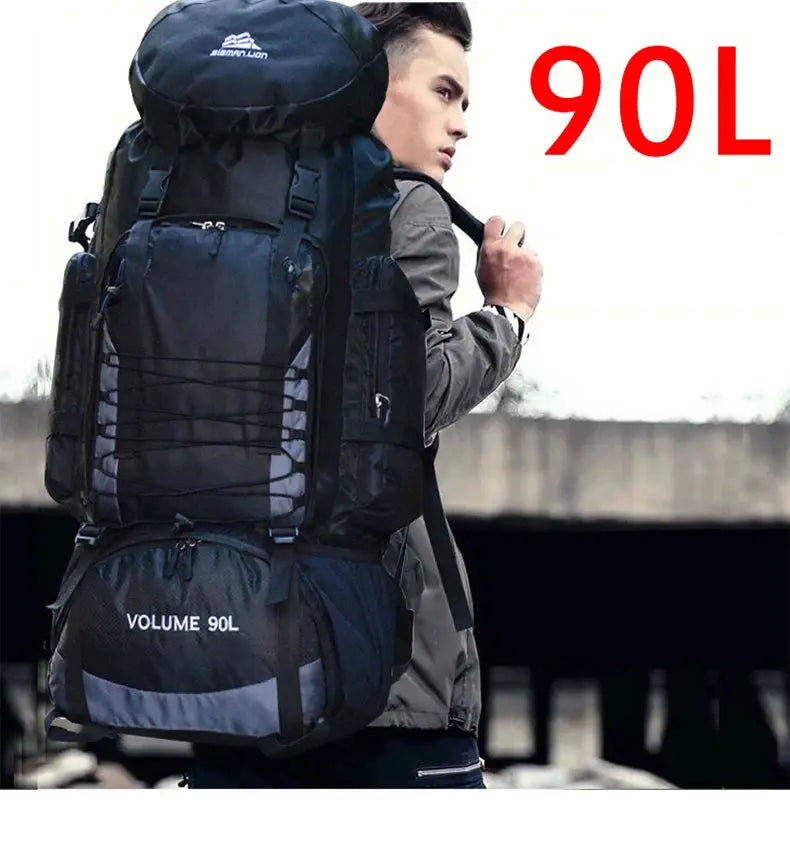 90L Travel Bag Camping Backpack Hiking - Suncollections
