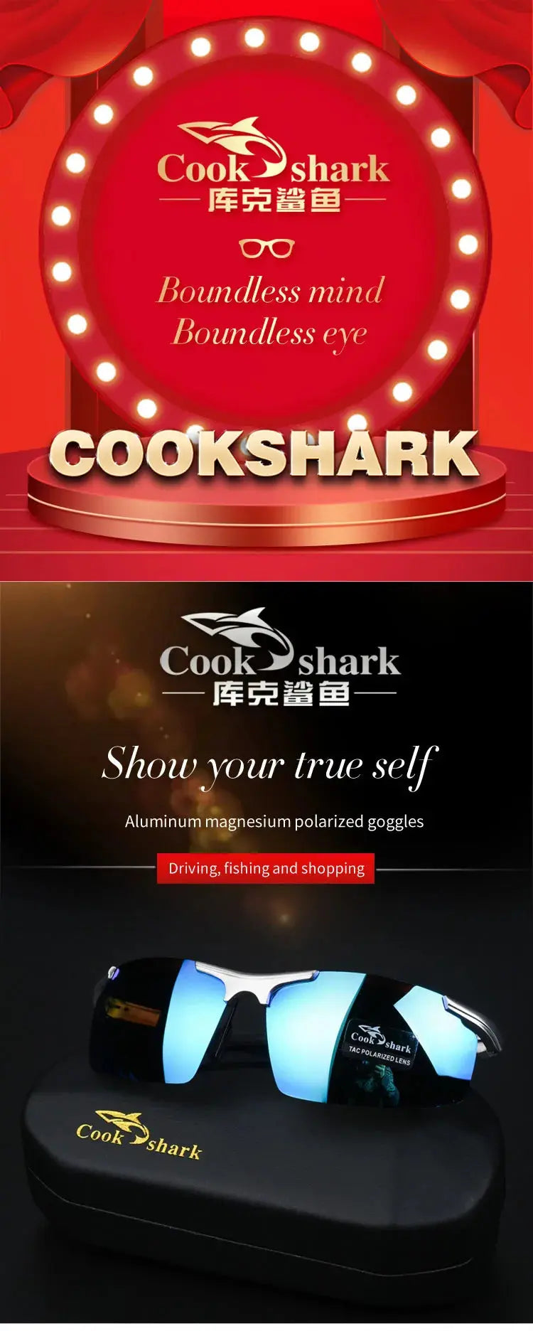 Cookshark 2025 New Sunglasses Men's Sunglasses Tide Polarized Drivers Driving Glasses - Suncollections