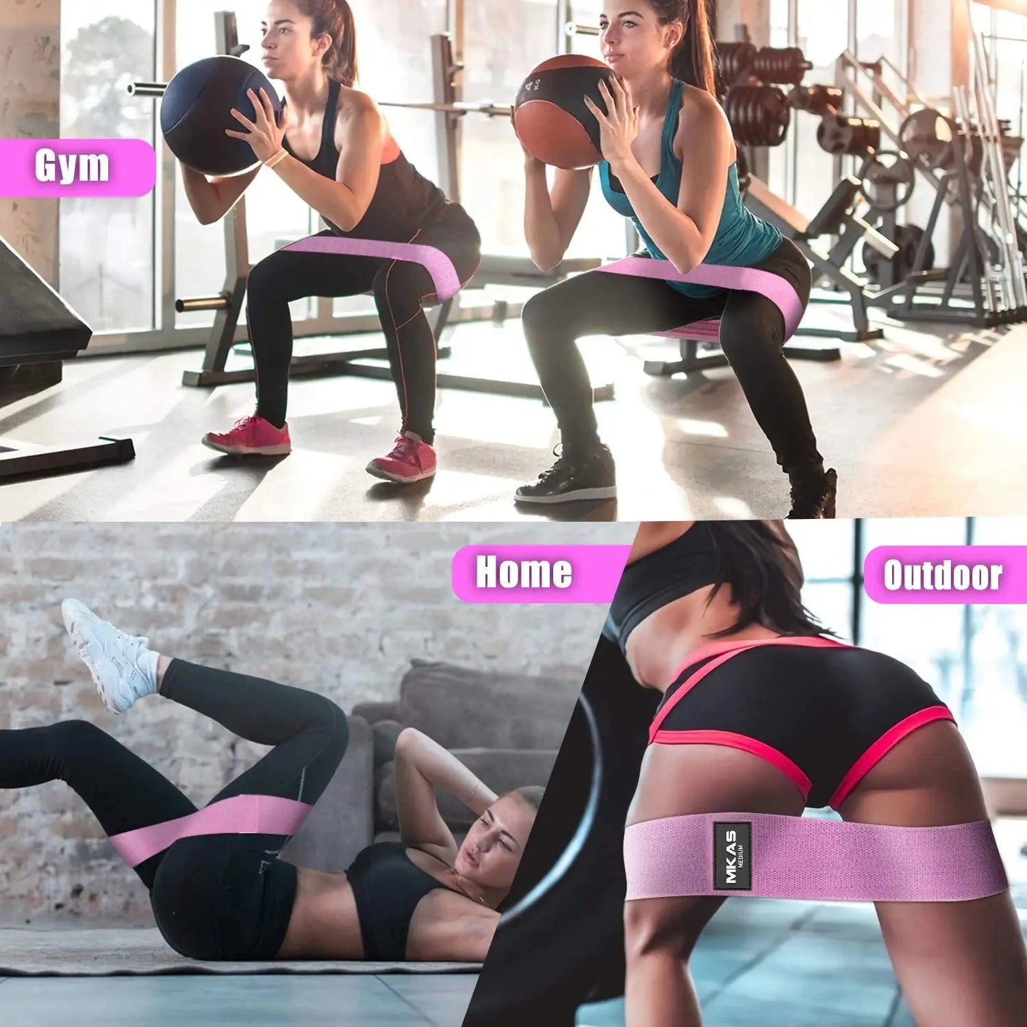 Hip Fitness Resistance Bands - Suncollections