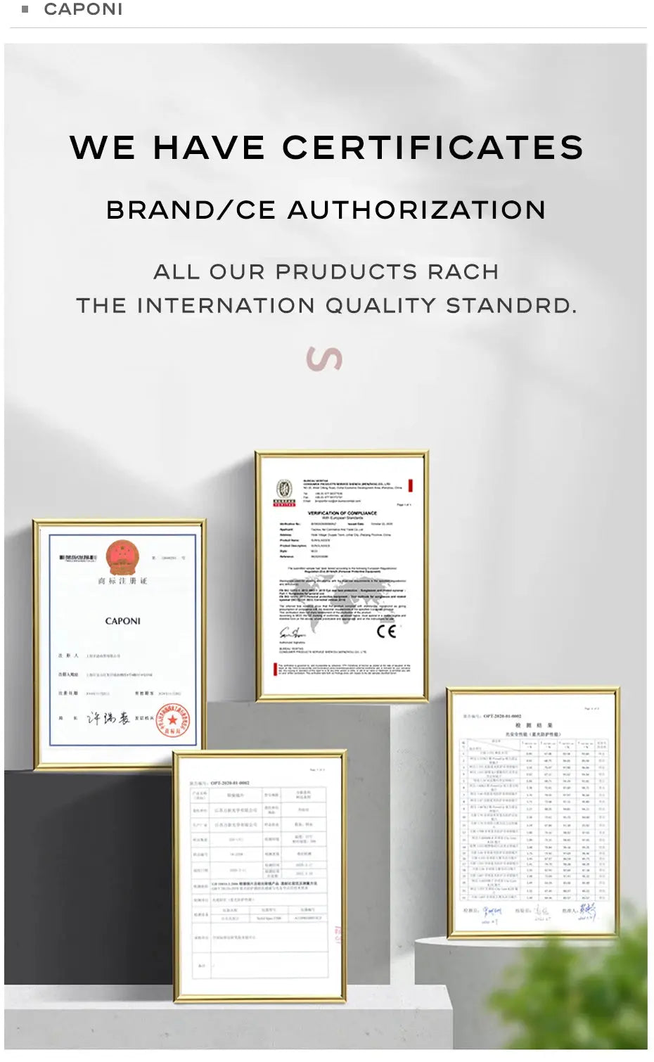 CAPONI HD Polarized Men Sunglasses Outdoor High Quality Acetate Driver Sun Glasses UV400 Protect Outdoor Square Shade CP23009 - Suncollections