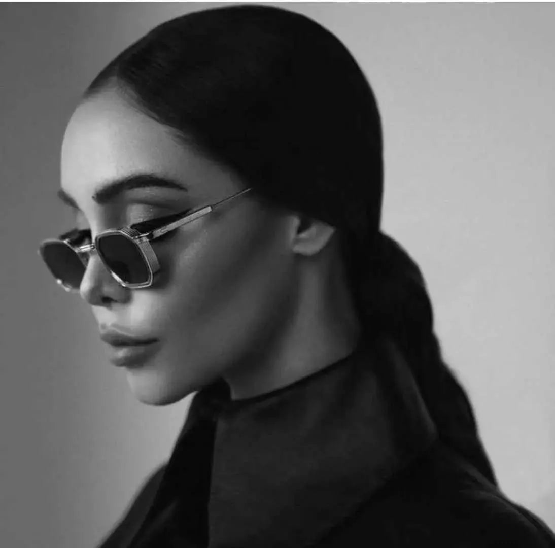 Heavy Metal Fashion Trend Luxury Vintage Sunglasses JEAN Alloy+Acetate UV400 HD CR39 Lens Retro Square Design Unisex Top Quality - Suncollections