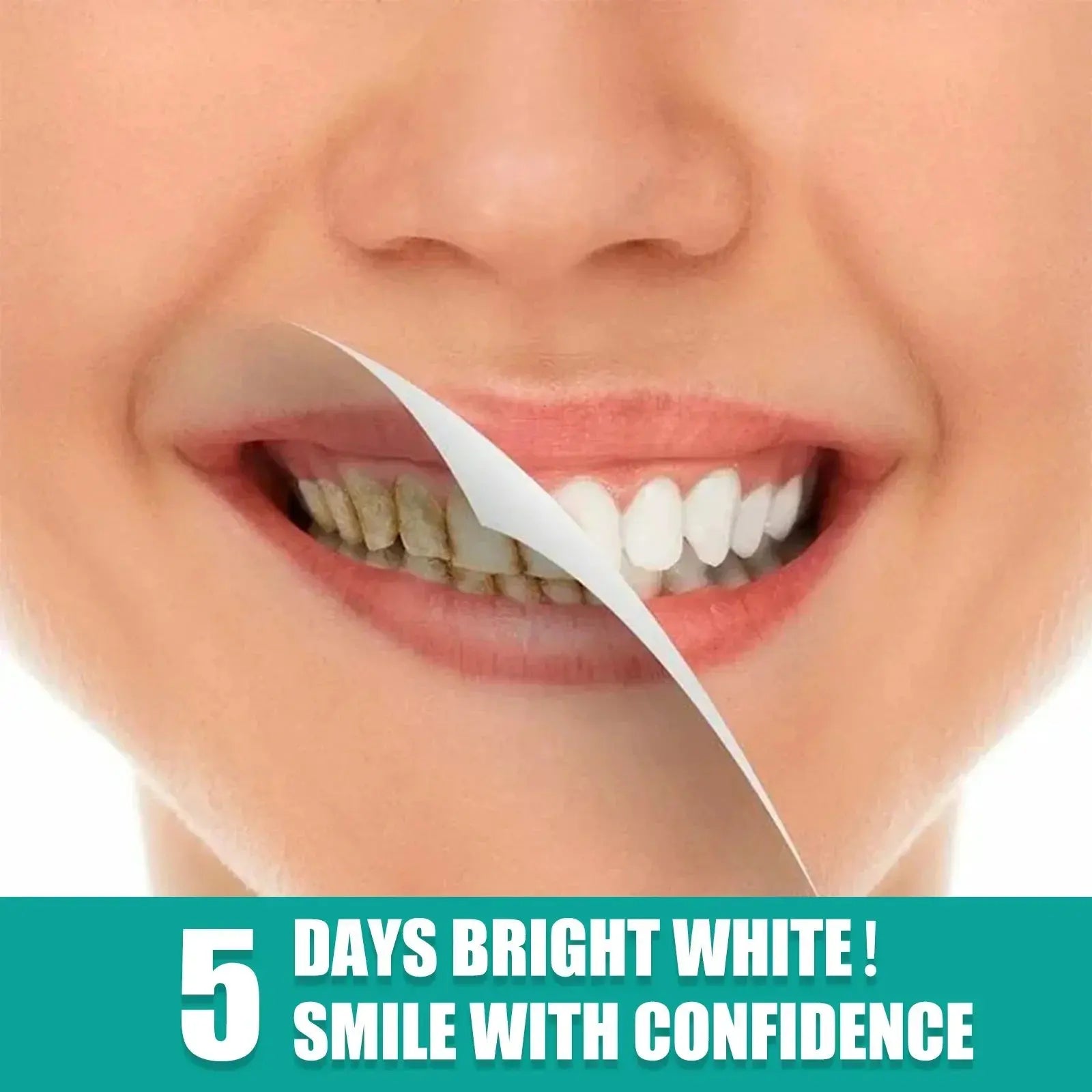 5 Days Teeth Whitening Toothpaste Remove Plaque Stains Powder Deep Cleaning Oral Hygiene Fresh Breath Brightening Tooth Care 50g - Suncollections