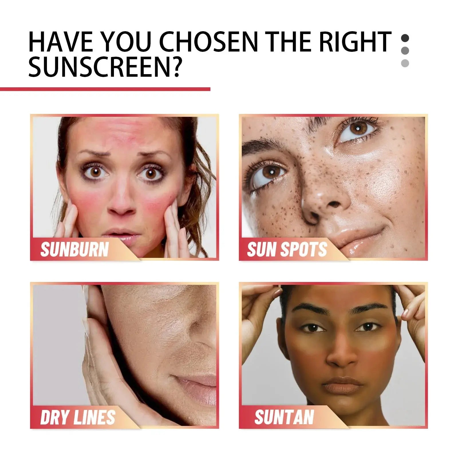 15g SPF 50+ Sun Cream Moisturize Whitening Anti Aging Face Sunscreen Refreshing Oil Control Cream Isolate Ultraviolet Face Care - Suncollections