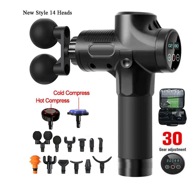 12V Professional Massage Gun With Portable Bag - Suncollections