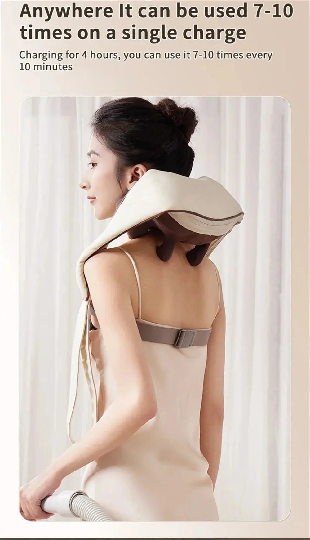 Wireless Electric Shiatsu Neck and Back Massager - Suncollections