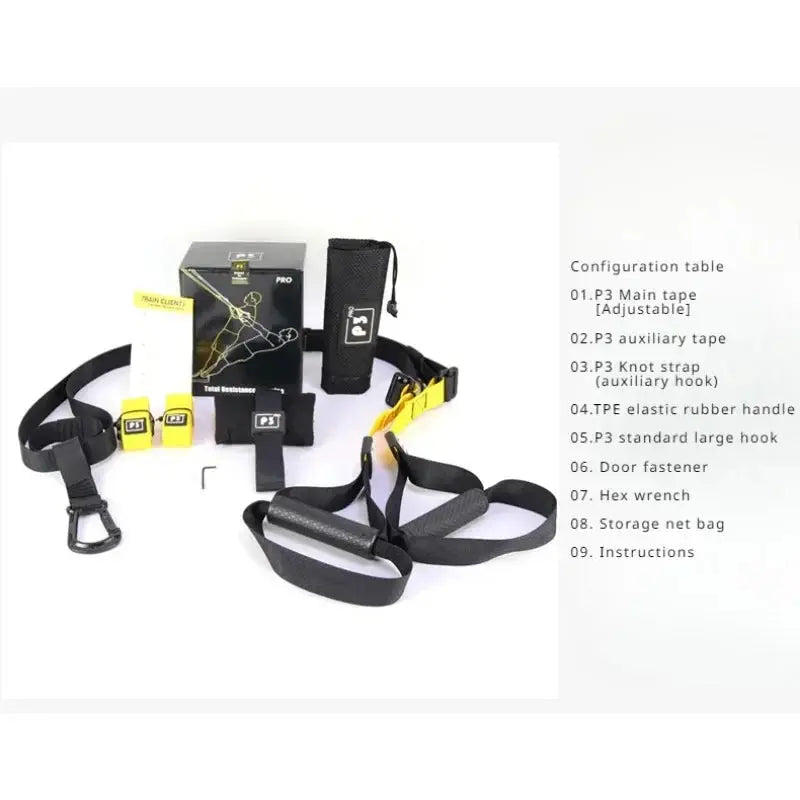 Suspension Training Strap Fitness Strength Power Suspension Trainer - Suncollections