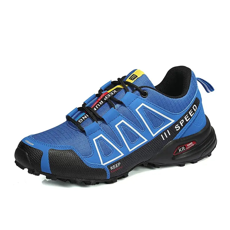 Men‘s Waterproof Hiking Shoes Outdoor Trainers Lace-up Climbing Shoes Women Trekking Sneakers Anti-slip Hunting Tactical Sneaker Suncollections