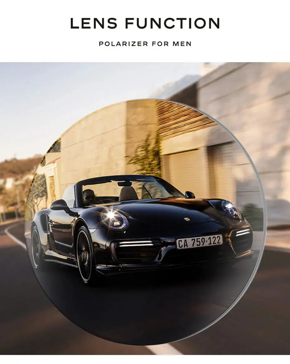 CAPONI Polarized Sunglasses Men Outdoor Brand Design Black Sun Glasses Driving UV400 Protect Photochromic Gray Glasses BS24708 - Suncollections