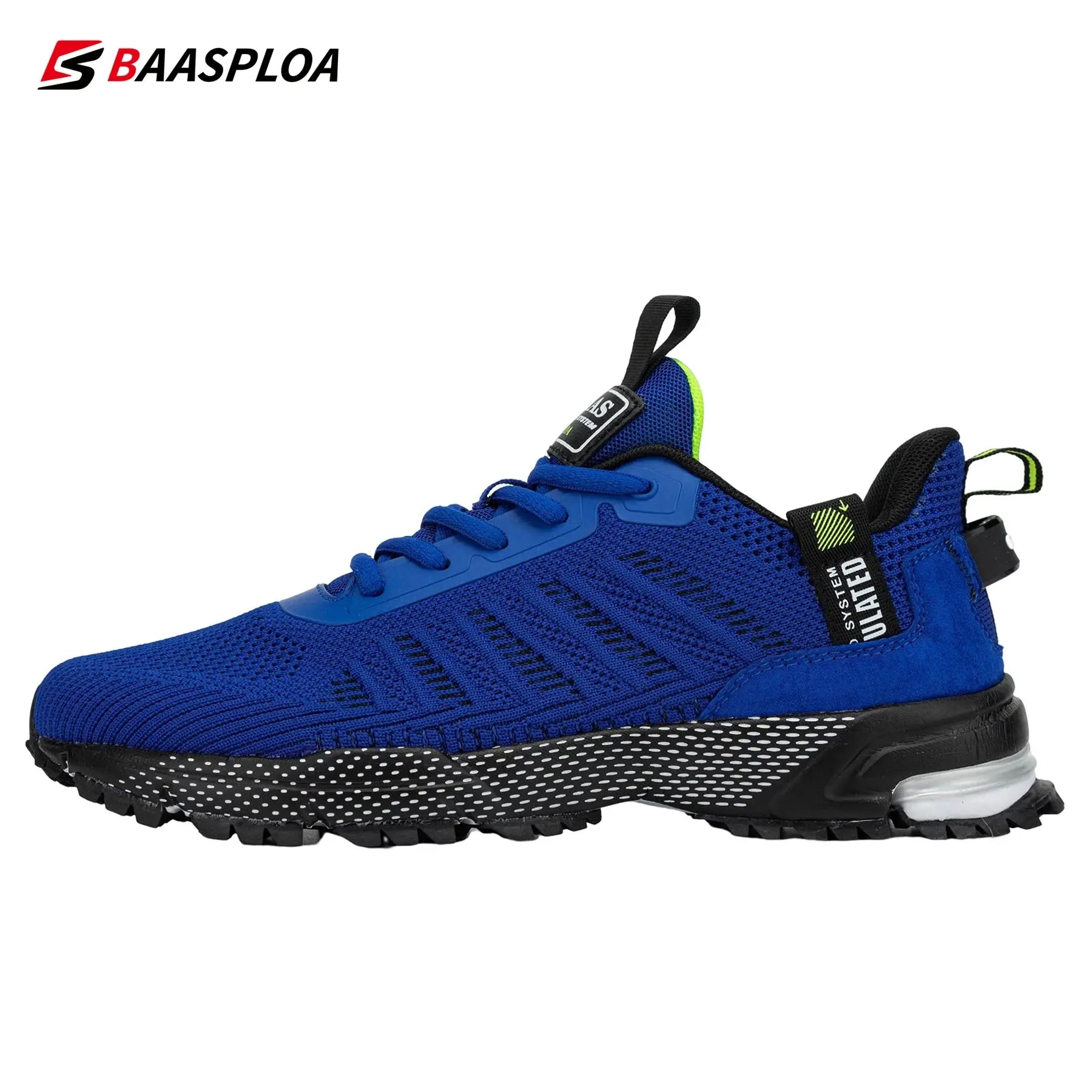 Men's Running Shoes Baasploa Male Sneakers Shoes Breathable Mesh Outdoor Grass Walking Gym Shoes For Men Plus Size 41-50 Suncollections