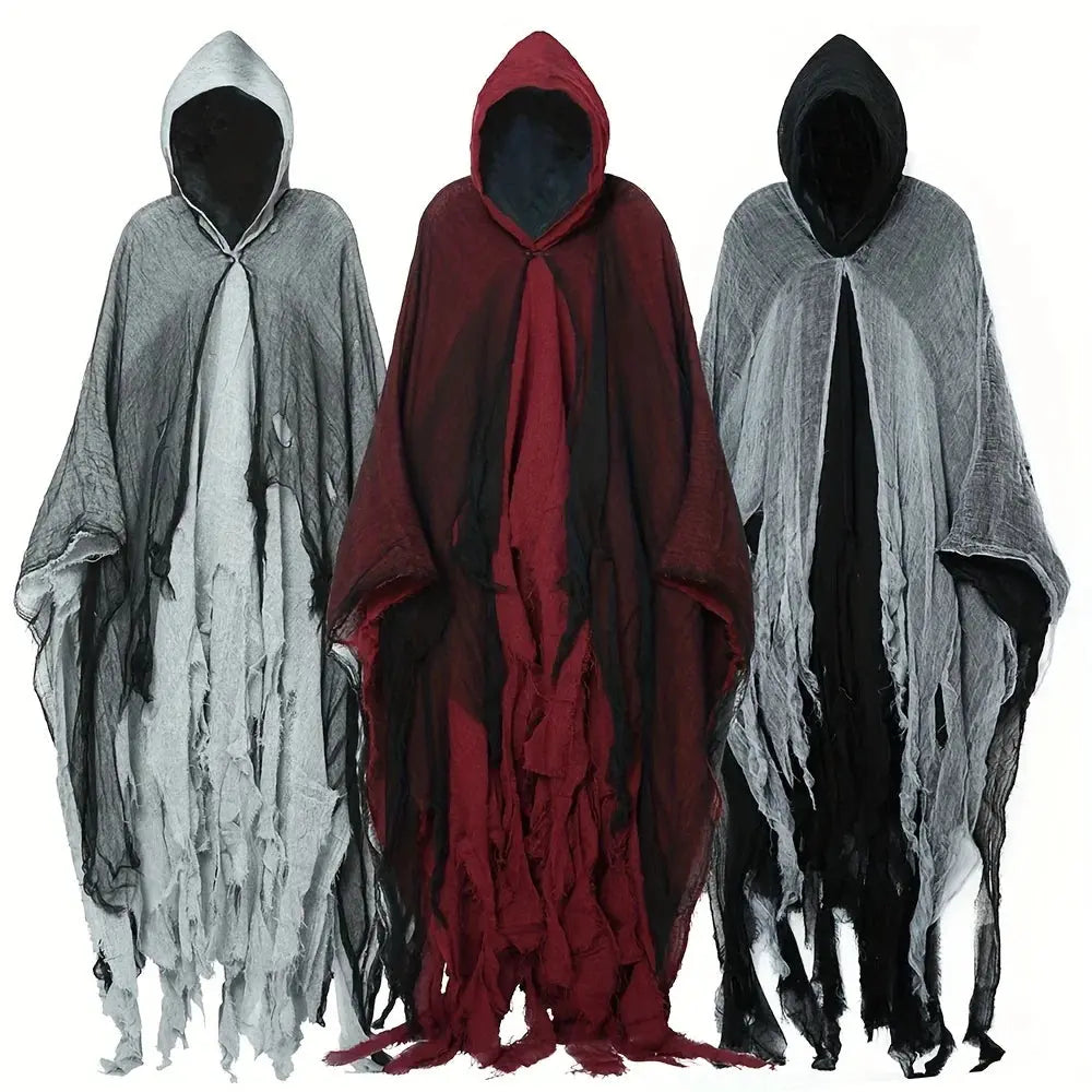 Halloween Cloak Skeleton Clothes Mask Ghost House Chamber Of Secrets Dressing Up Zombies Costume Props Halloween Gift Suncollections