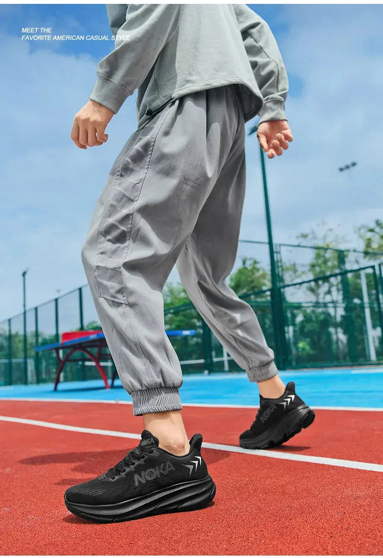 Marathon Carbon Plate Air Cushion Men Sports Running Shoes Breathable Lightweight Women's Comfortable Athletic Nonskid Sneakers Suncollections