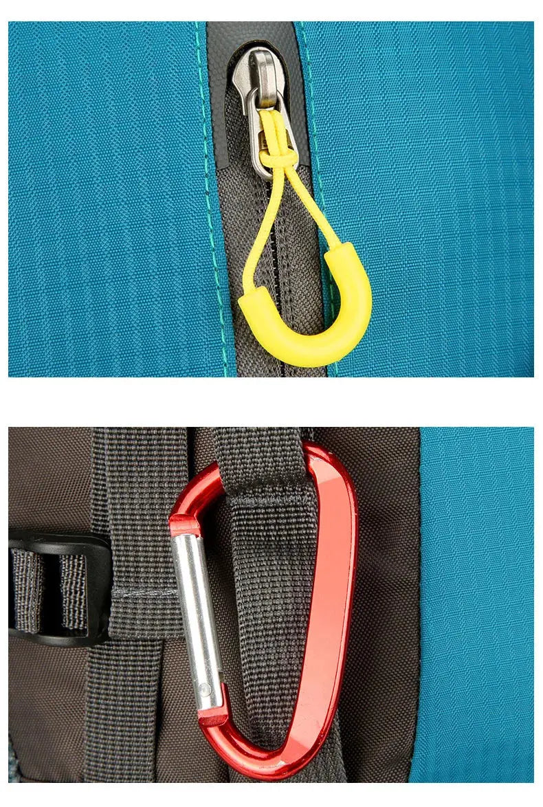 70L Camping Backpack Large Capacity Hiking Travel Outdoor Sports Waterproof Trekking Climbing Mountaineering Double Shoulder Bag - Suncollections