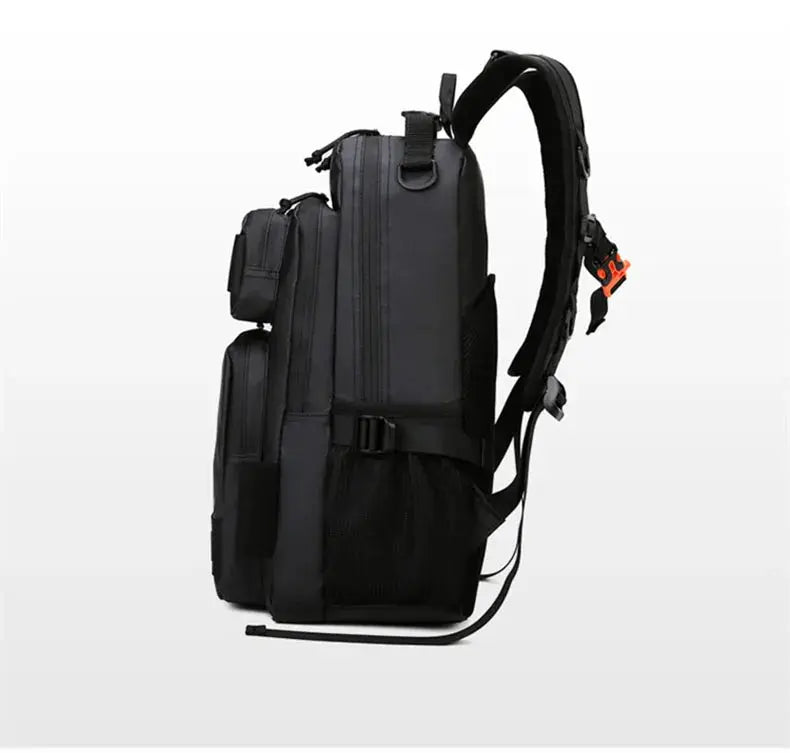 Fishing Lure Bag Men Waterproof Molle Fishing Rod Box Backpack Multi-functional Outdoor Travel Hiking Camping Shoulder Backpack - Suncollections