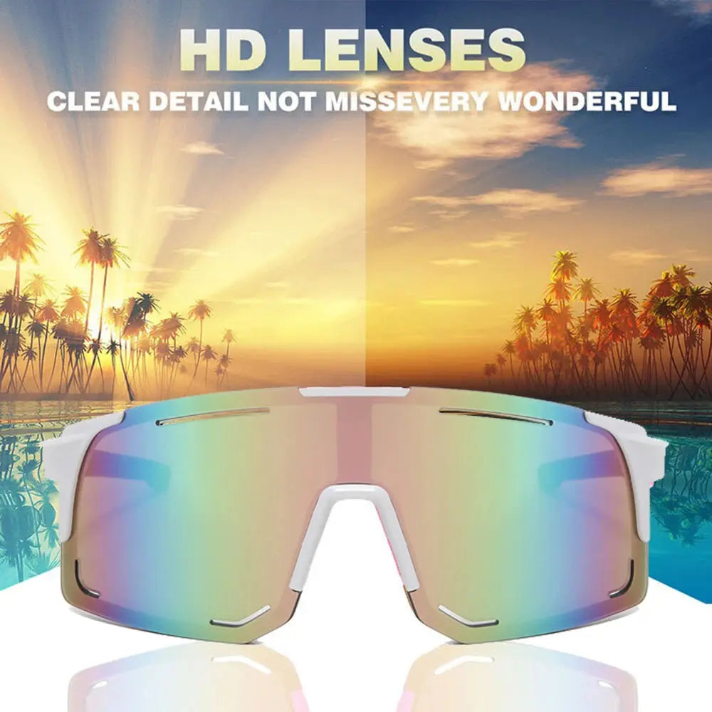 Polarized Cycling Sunglasses UV Protection Windproof Glasses For Men Women Polarized Lens Road Riding Bike Sport Glasses Eyewear - Suncollections