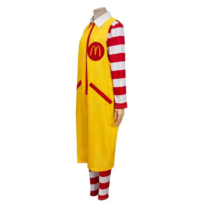 Fast food worker cosplay costume costume costume costume party cosplay clown character welcome Halloween costume Suncollections