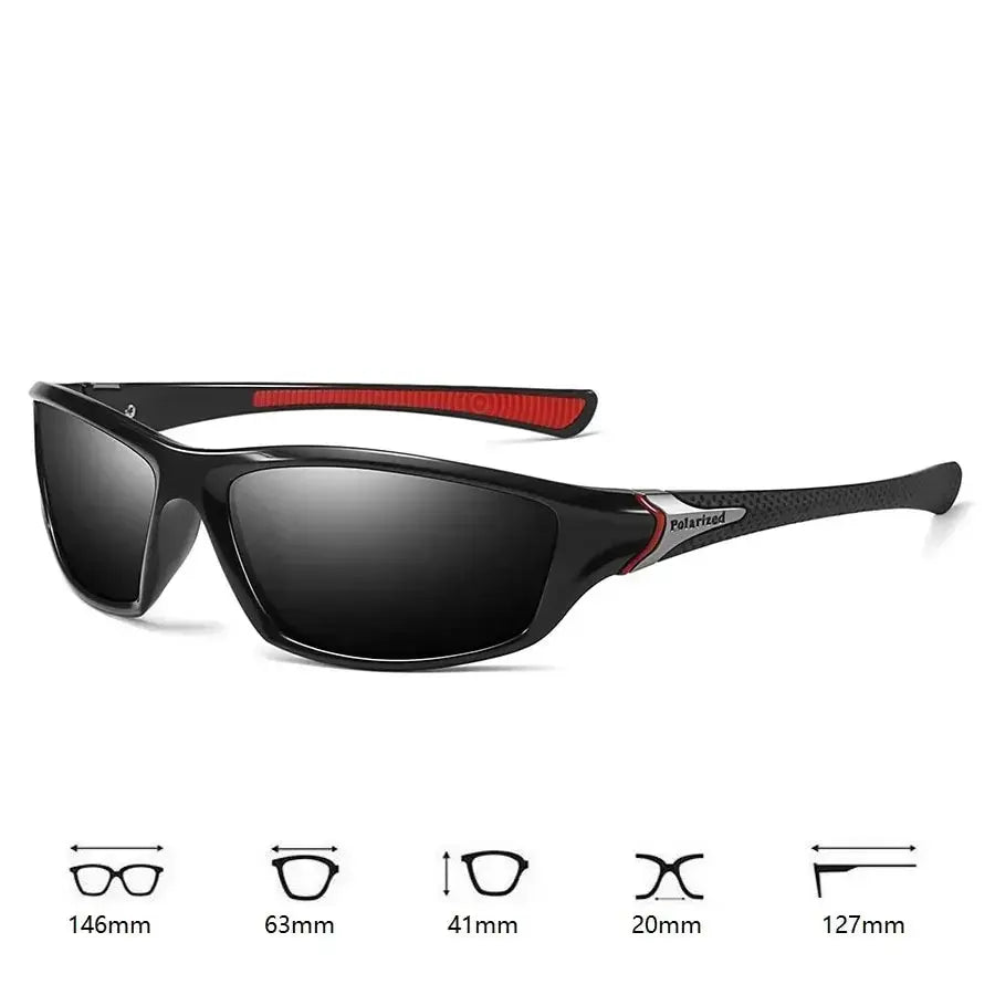 Men And Women Outdoor Sports Polarized Sunglasses With Chain Cycling Climbing Skiing Fishing Vintage Sun Glasses UV400 Eyewear - Suncollections