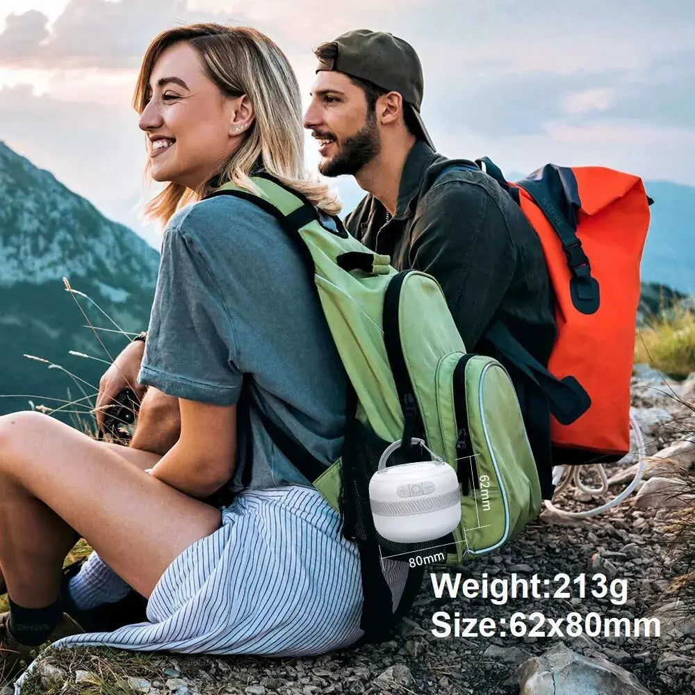 NATFIRE LV10 Camping Light USB C Rechargeable 230 Hours With 5 Colors Flashlight For Outdoor Tent Lamp Emergency Lantern - Suncollections