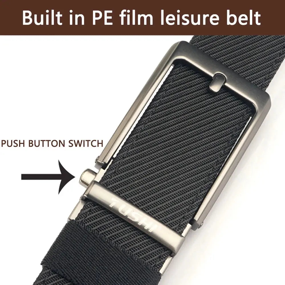 TUSHI Military Belt for Men Sturdy Nylon Metal Automatic Buckle - Suncollections