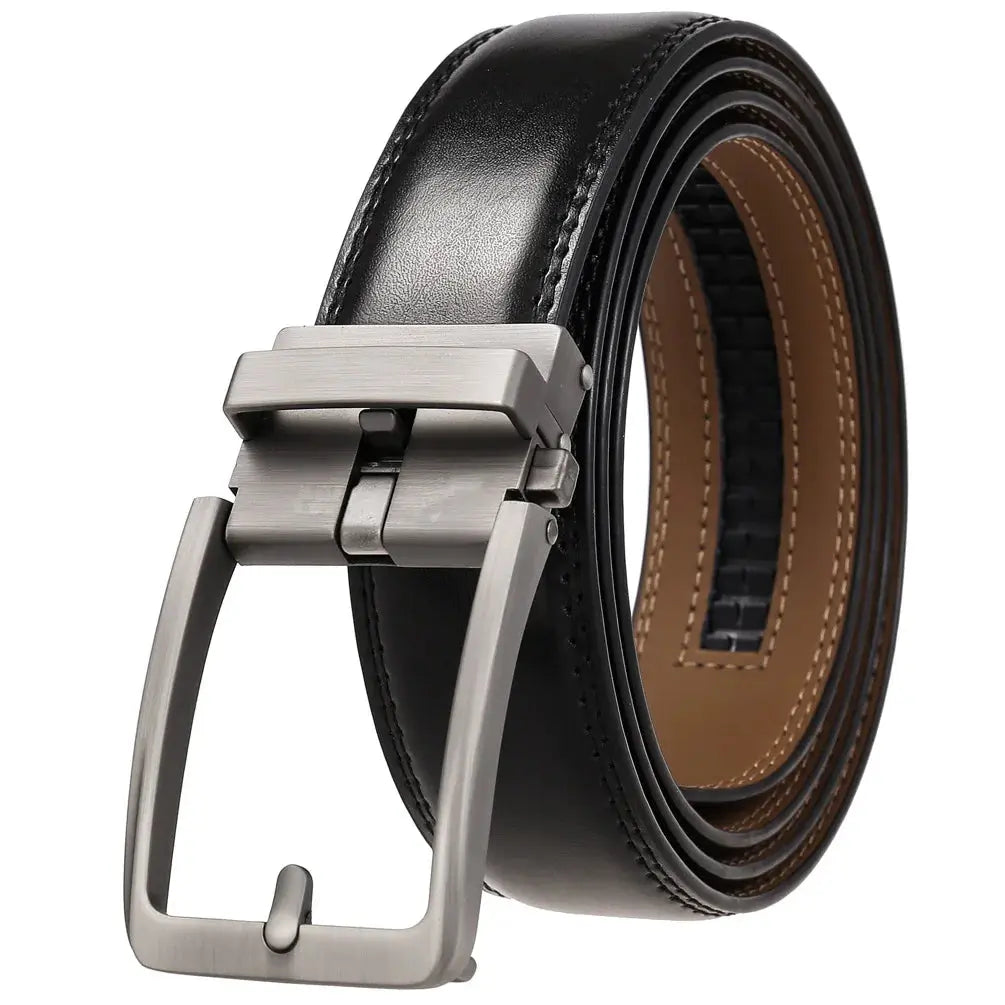 Famous Brand Belt Male Designer Automatic Buckle Genuine Leather - Suncollections