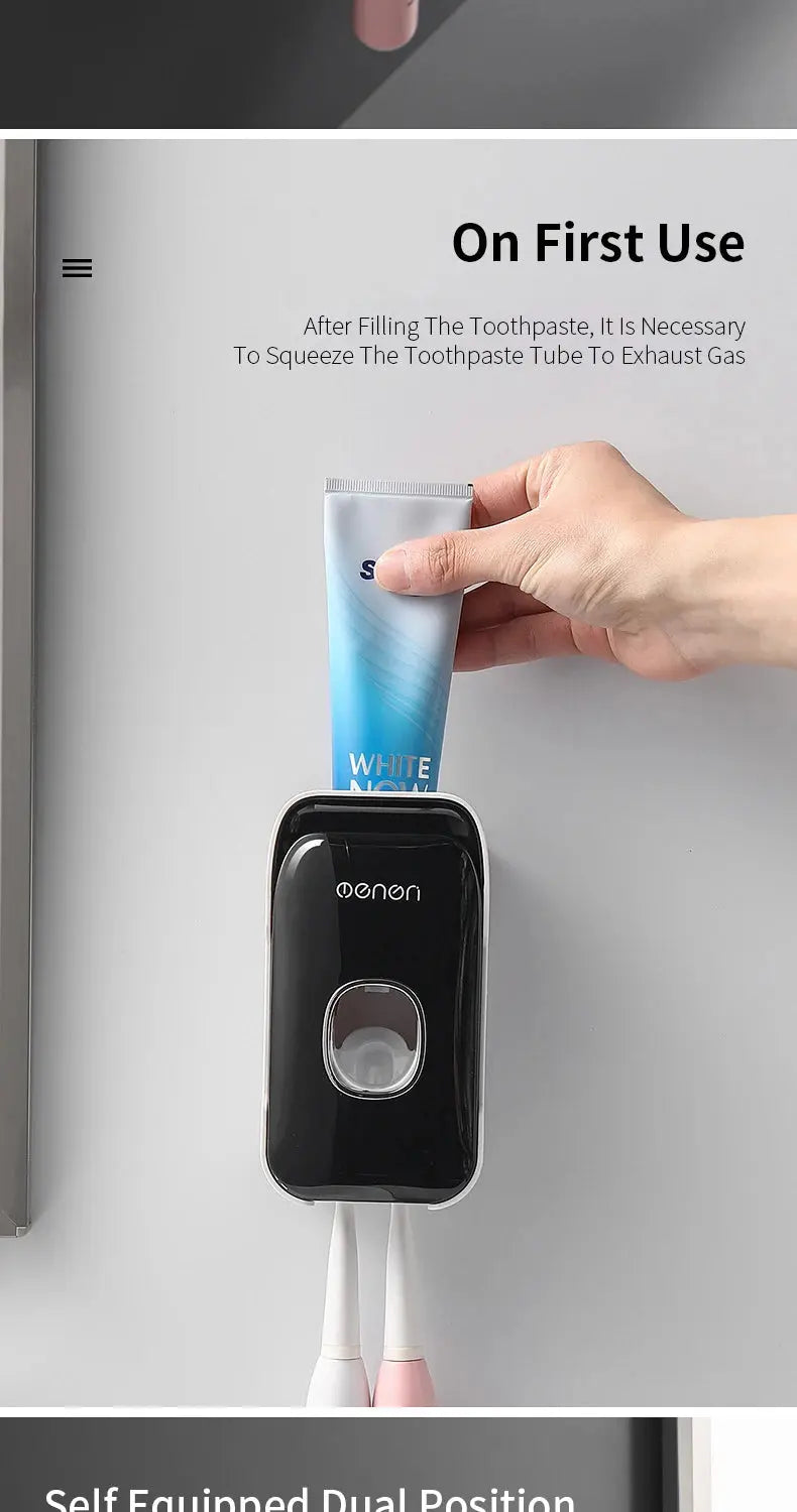 Fully Automatic Toothpaste Squeezer Wall Mounted - Suncollections
