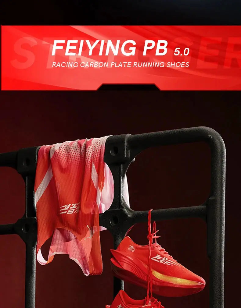 QIAODAN Feiying PB5.0 Professional Marathon Racing Running Shoes Men's 2025 Full-length Carbon Plate Sports Shoes QDB023252299 Suncollections
