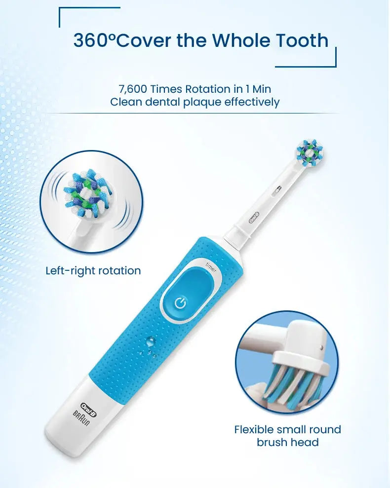 Oral B D100 Electric Toothbrush 2D - Suncollections
