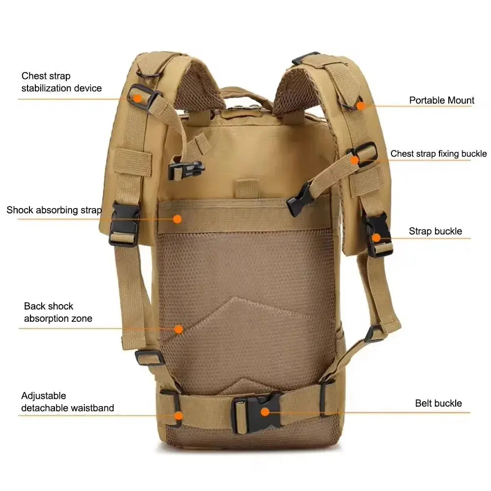 Backpack Outdoor Travel Fishing Camouflage Bag - Suncollections