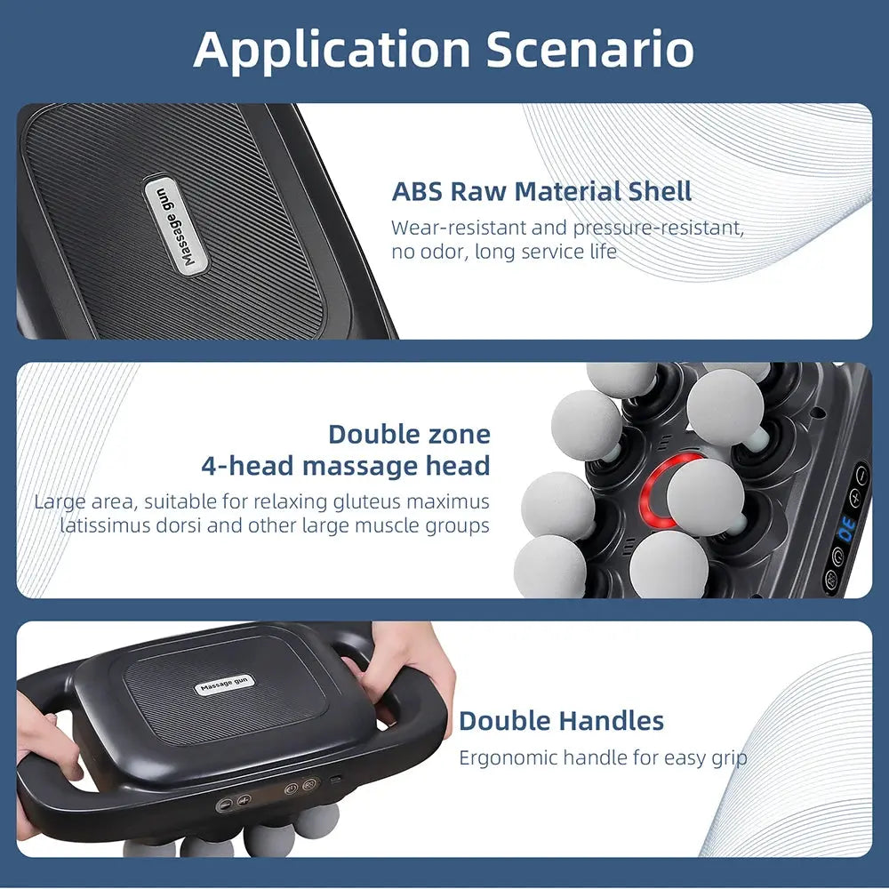 8-Head Fascia Gun High-Frequency Vibration - Suncollections
