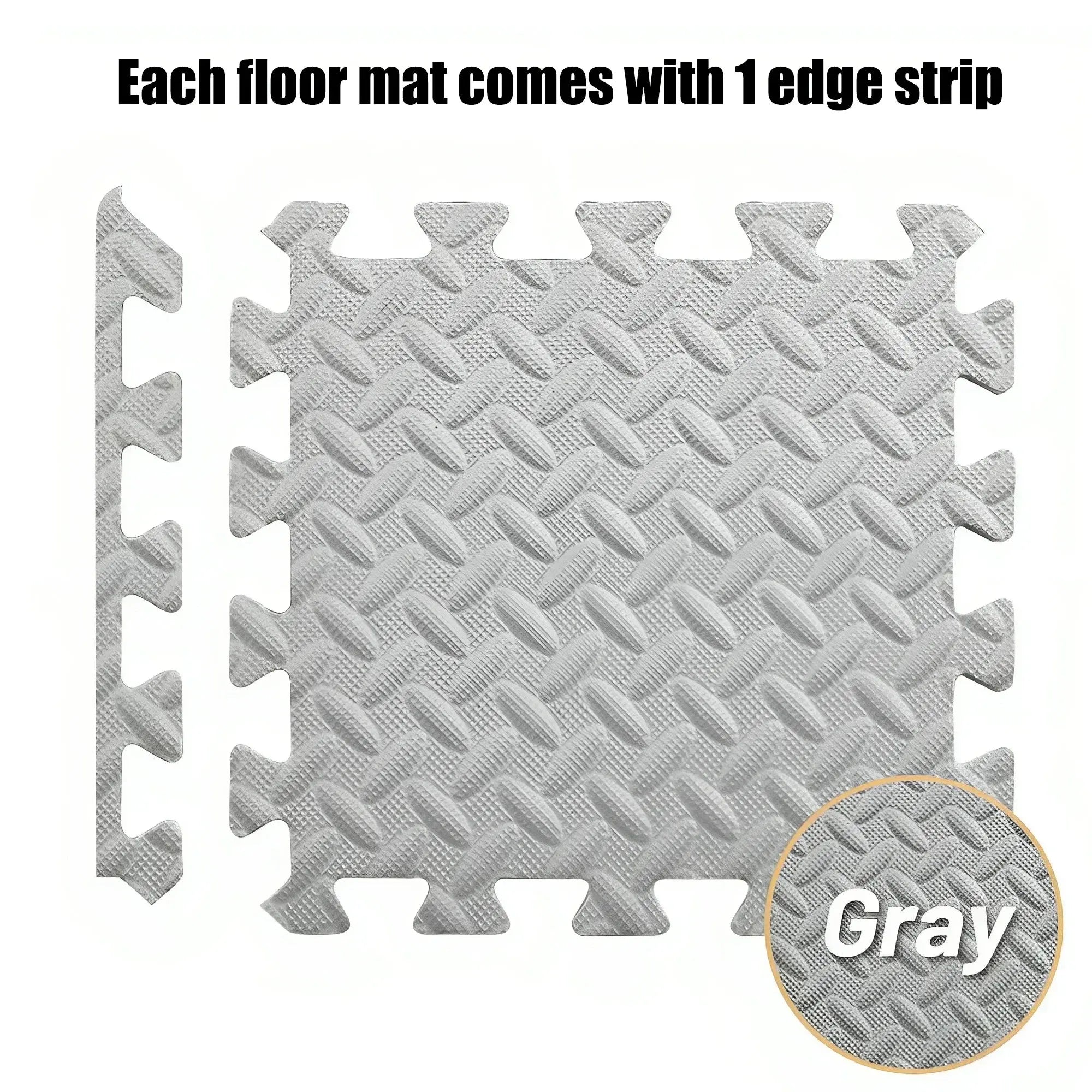 12 Pcs Puzzle Fitness Mat Sport Mats Eva Foam Interlocking Foam Gym Mats Gym Equipment Mat Home Protective Flooring Mats for Kid Suncollections