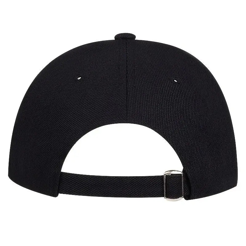 Unisex Simple Black Baseball Cap Solid Color Golf Hat Cotton Snapback Caps Casquette Hats Casual Hip Hop Dad Hats For Men Women - Suncollections
