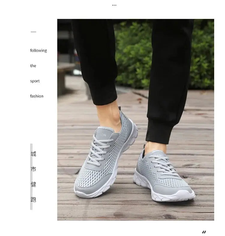 YRZL Men's Tennis Lightweight Breathable Mesh Athletic Shoes Outdoor Jogging Running Walking High Quality Sport Sneakers for Men Suncollections