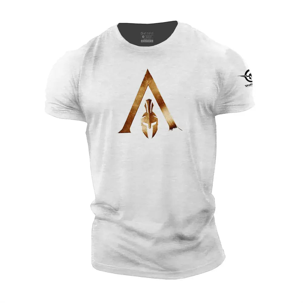 Men's T-shirt Spartan Warrior 3d Print Oversized T-shirt Summer Crewneck Short Sleeves High Quality Garment Loose Breathable Top - Suncollections