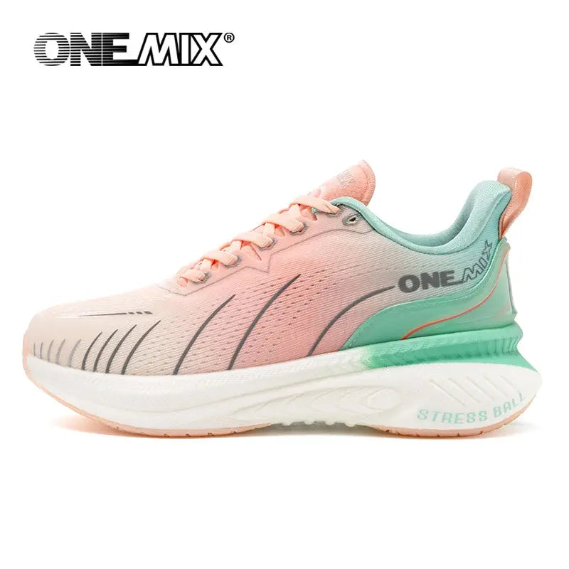 ONEMIX White Road Running Shoes for Men Air Cushion Outdoor Sport Shoes Male Trainers Summer Jogging Shoes Women Footwear Suncollections