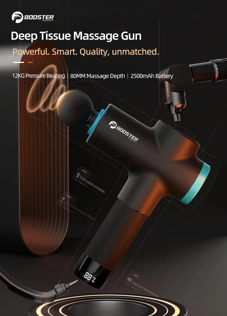 BOOSTER M2-12V LCD Display Massage Gun Professional - Suncollections