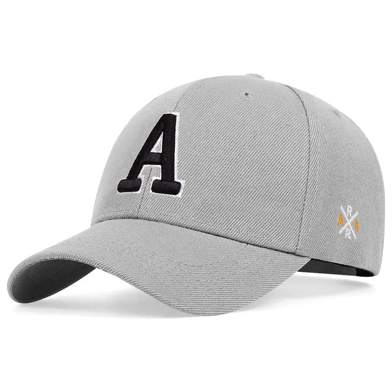 A Letter Side Ar Embroidery Baseball Caps - Suncollections