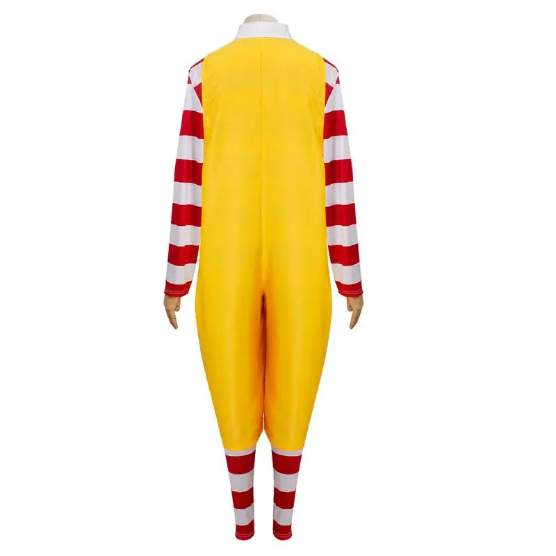 Fast food worker cosplay costume costume costume costume party cosplay clown character welcome Halloween costume Suncollections