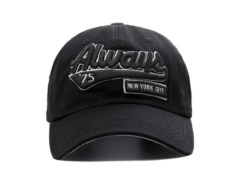 New Outdoor Cotton Golf Cap For Women Fashion Casual Retro Embroidery Men's Cap Sports Snapback Hat Hip Hop Rebound Cap - Suncollections