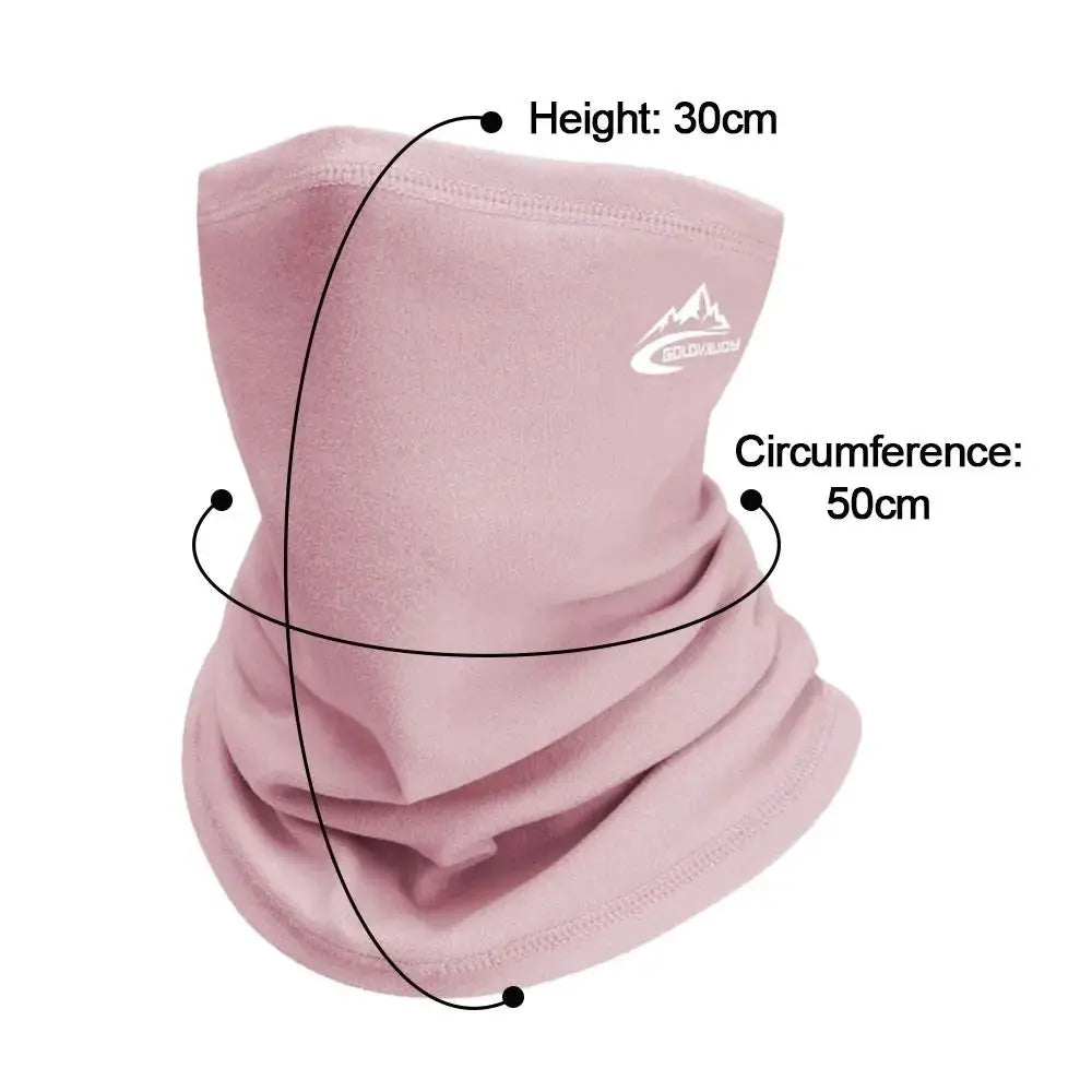 Men Women Winter Sports Bandana Running Velvet Thermal Neck Warmer Ski Hiking Cycling Riding Snowboard Scarf Windproof Headgear - Suncollections