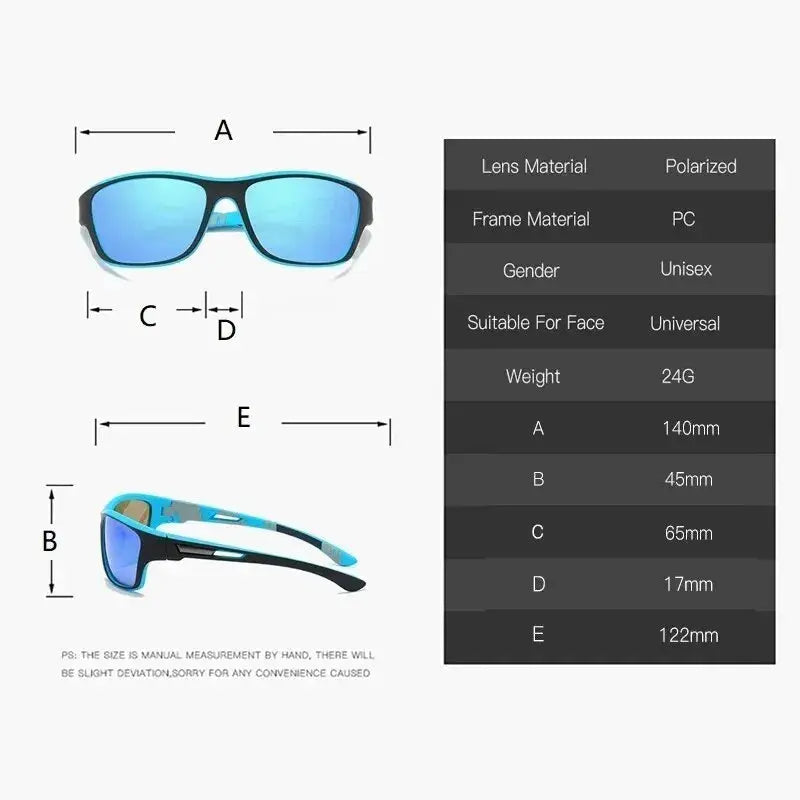 Classic Outdoor Sports Polarized Sunglasses Men Women Cycling Climbing Skiing Fishing Driving Vintage Sun Glasses UV400 Eyewear - Suncollections