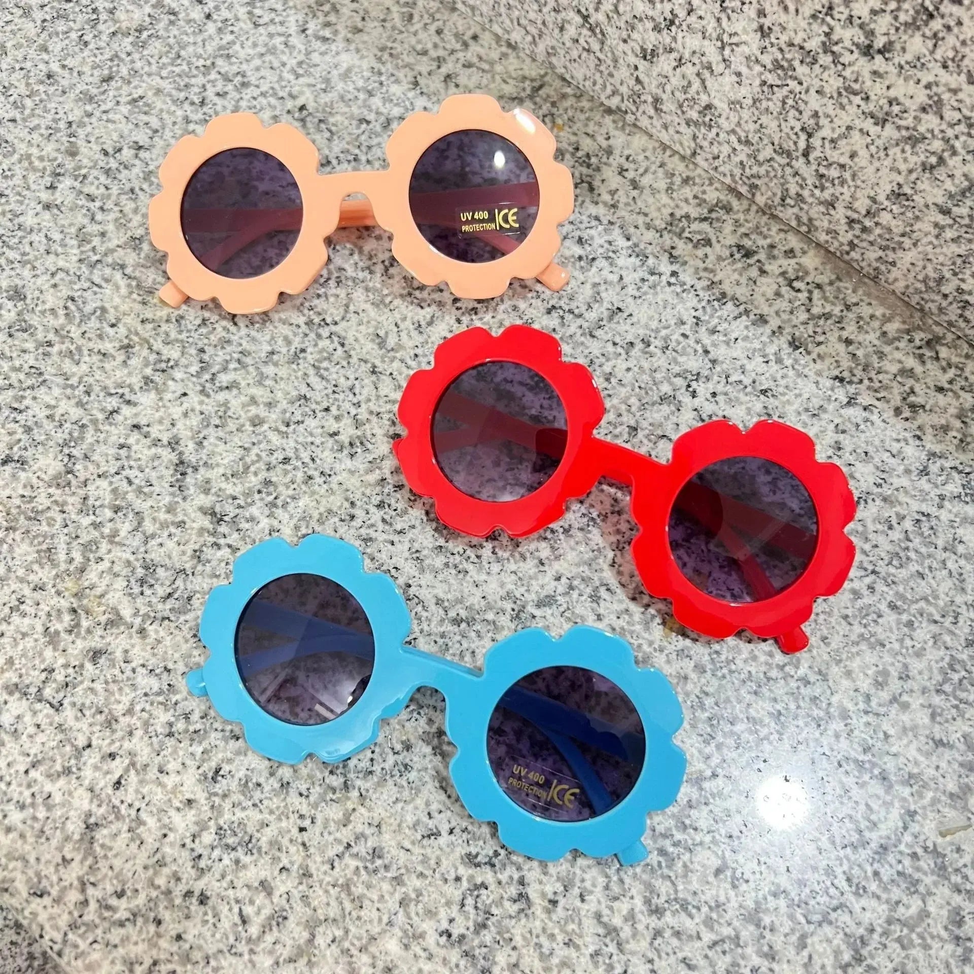 2023 new cute children's frosted glasses  color series baby sunglasses - Suncollections