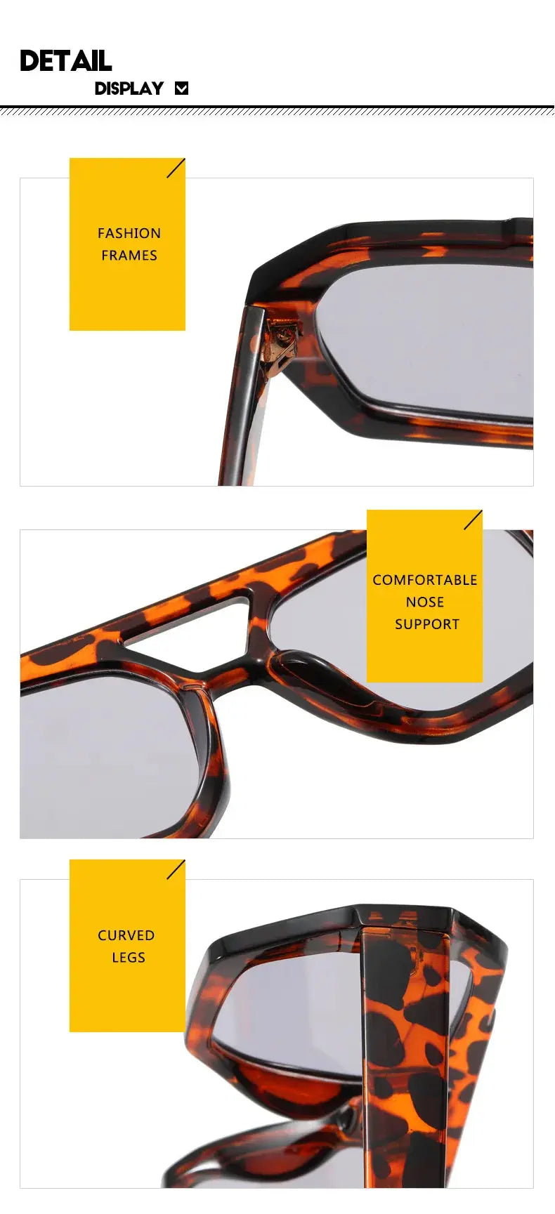 Vintage Square Sunglasses for Women/Men - Suncollections