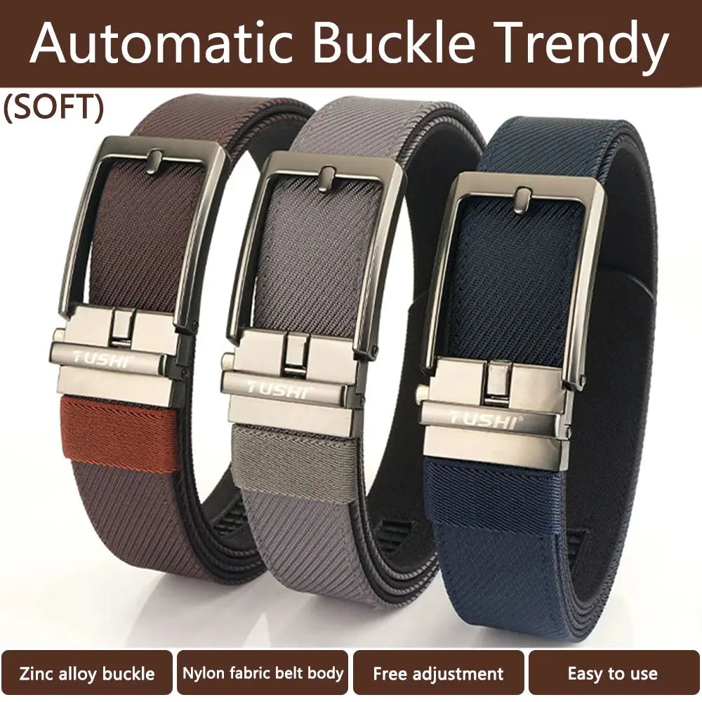 TUSHI Military Belt for Men Sturdy Nylon Metal Automatic Buckle - Suncollections