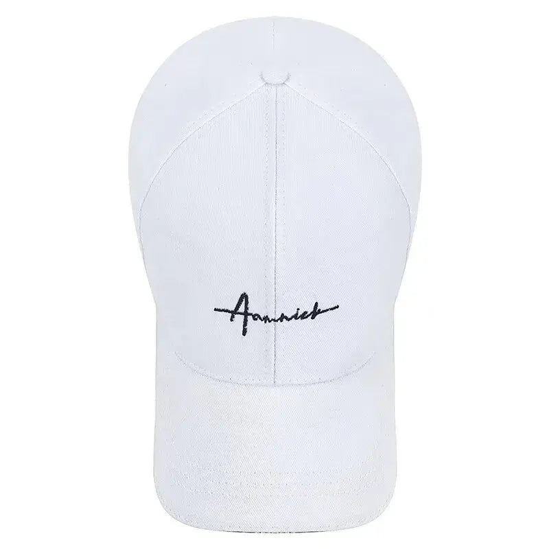 Hat Women's Korean Version Letter Embroidery Cap Baseball Cap Internet Celebrity Sports Breathable Hat Sun Hat - Suncollections